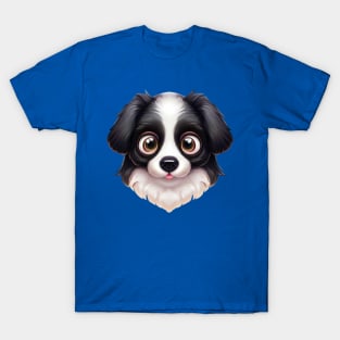 Charming Border Collie Art T-Shirt